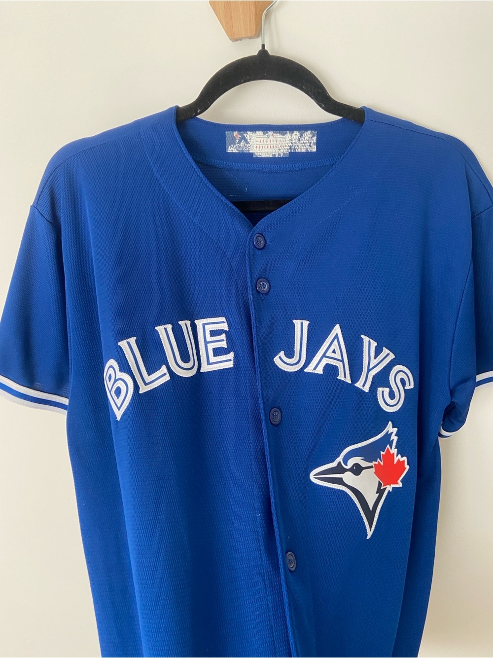 Toronto Blue Jays Jersey size Youth XL Majestic Official MLB Jose Bautista 19 - Picture 4 of 8